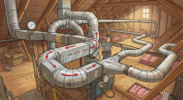 bottlenecks in bad duct installation