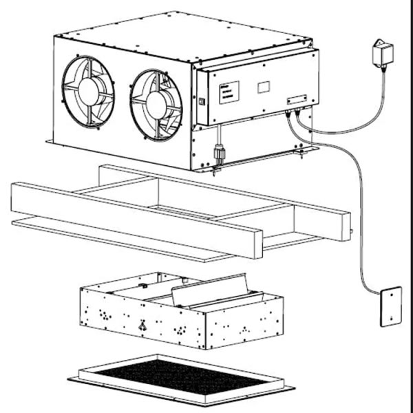 airscape ventura 1700 product drawing