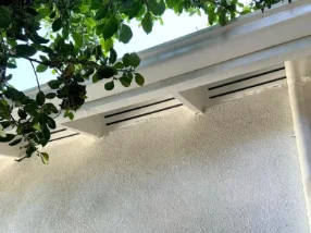 soffit vent on a residence