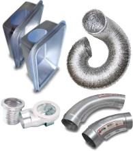 Inovate dryer boxes, duct and elbows