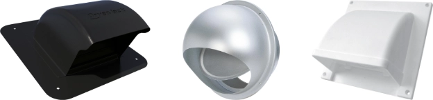 Seiho and Inovate dryer vent caps