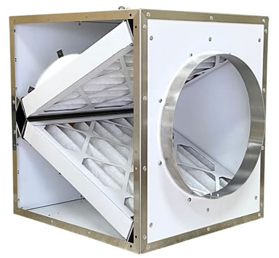 Air handler store filter box