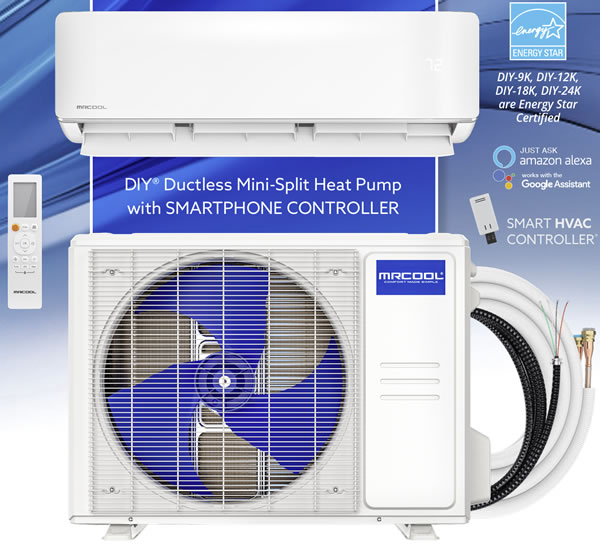MrCool DIY heat pump system