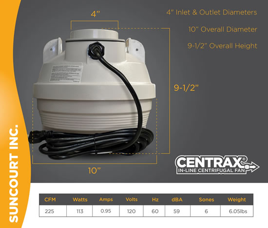 suncourt tf104-crd fan specifications