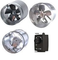 Suncourt Duct Booster Fans & VS200 Thermostat