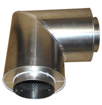 HVACQuick ESR Series Round Elbow Duct Silencer