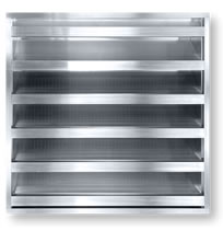 Dayus DALD4-CF 4 Inch Drainable Louver with Channel Frame