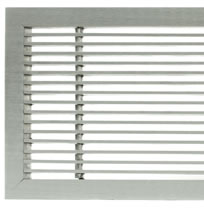 AG10 B Bar Linear Grilles In Brushed Satin - With Screws