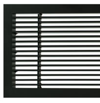 AG10 B Bar Linear Grilles In Black Matte - With Screws