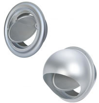 Seiho SB and SFB Series Aluminum Dryer Vents with Backdraft Flapper