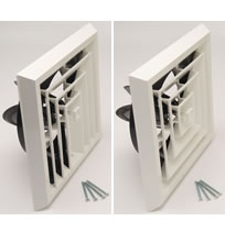Airtec Series GRD Low Clearance Ceiling Grilles With Damper - No Boot