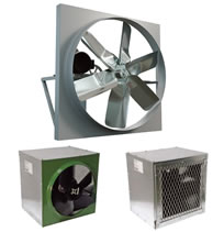 Canarm Leader XB Series Belt Drive Wall Fans With Rear Sleeve And Back Guard